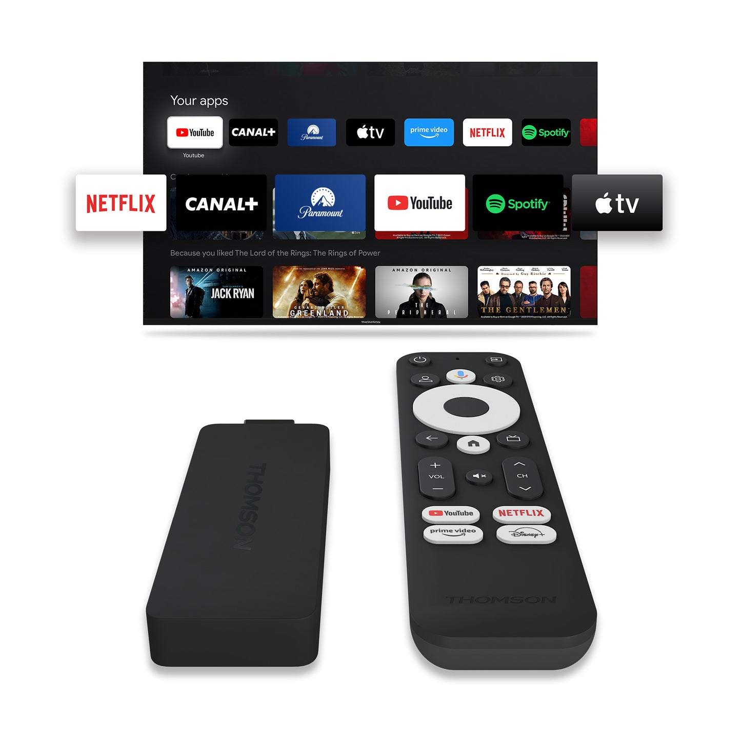 Thomson 145G - Chromecast - 8 GB - Streaming Stick