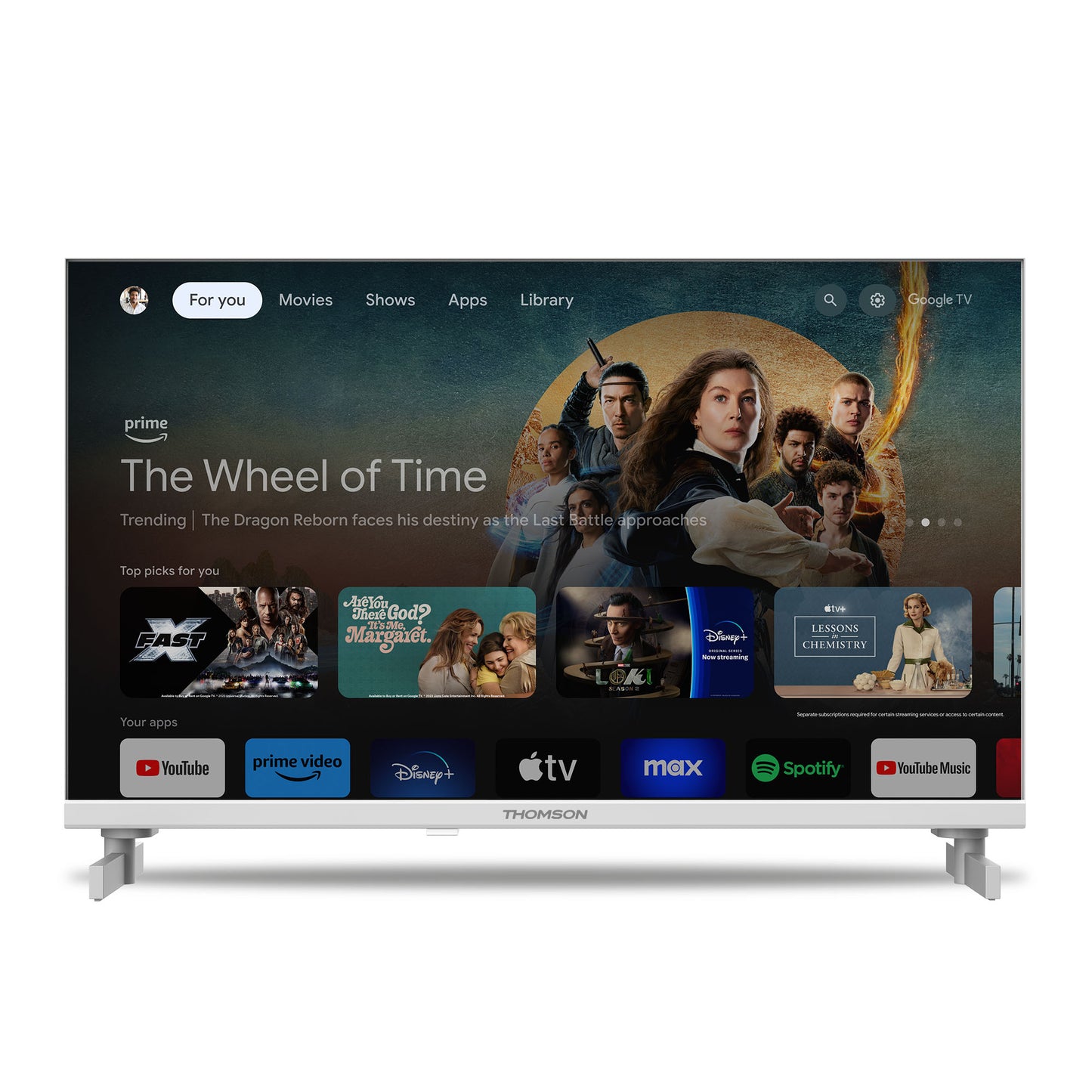 Thomson Google HD LED SMART TV - 24HG2S14CW