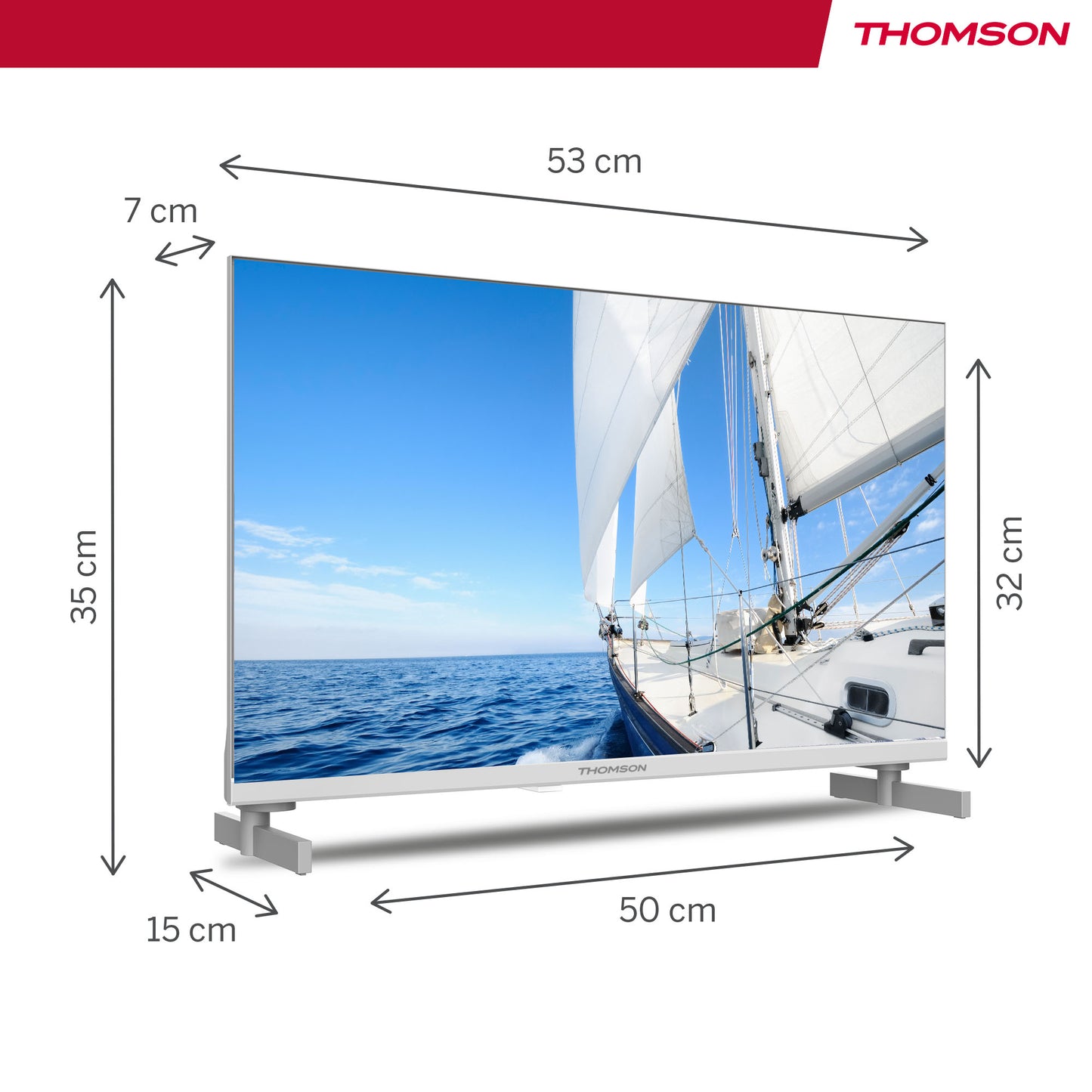 Thomson Google HD LED SMART TV - 24HG2S14CW