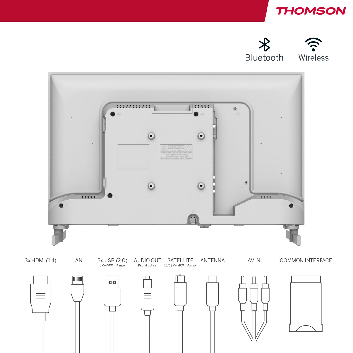 Thomson Google HD LED SMART TV - 24HG2S14CW