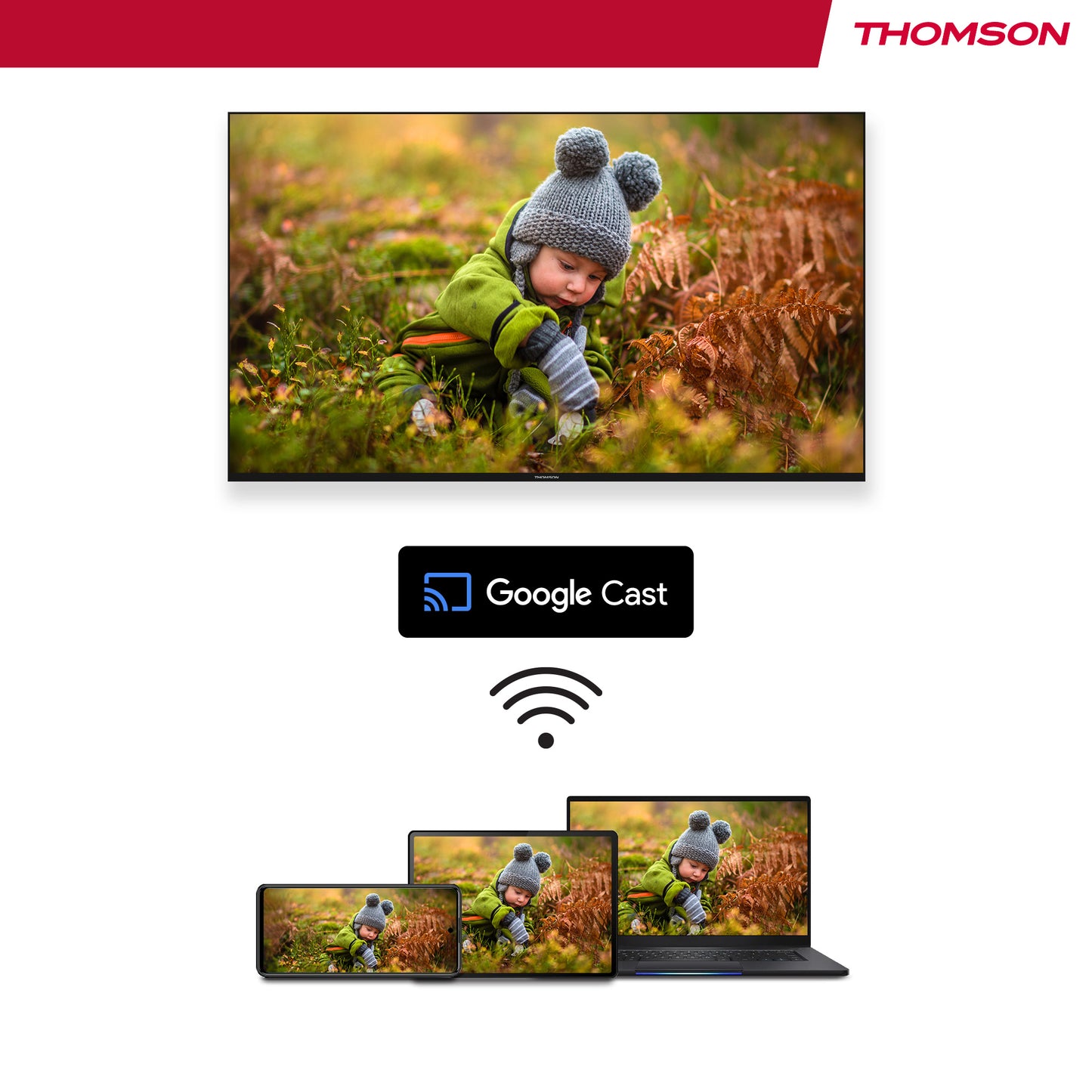 Thomson Google HD LED SMART TV - 24HG2S14CW