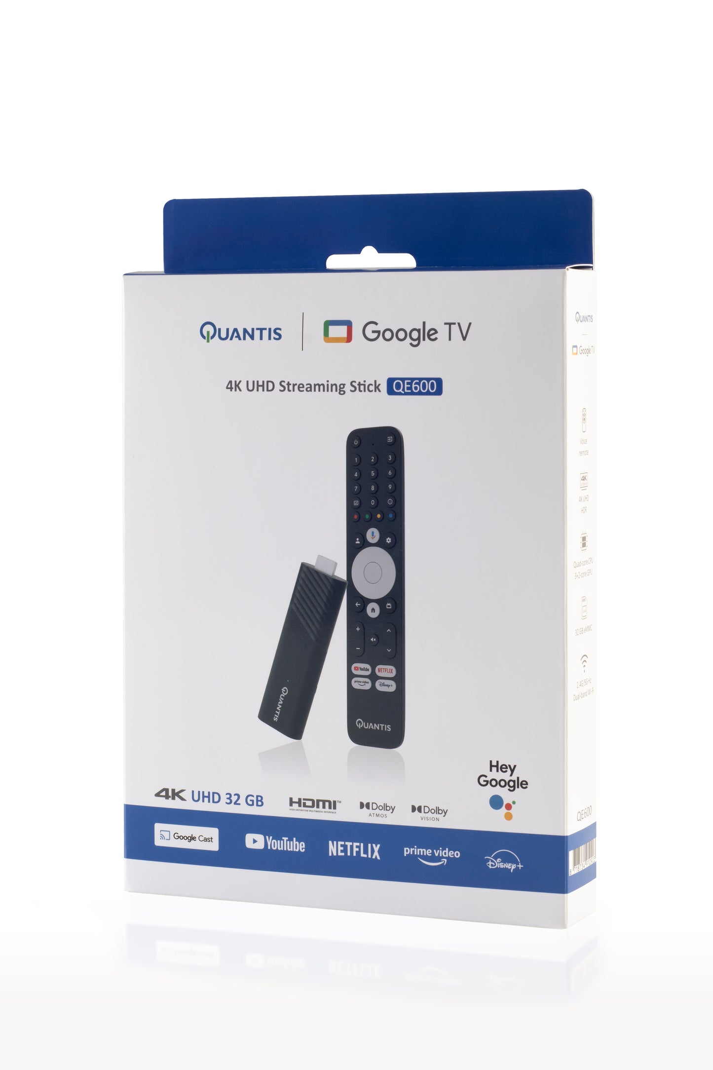 Quantis QE600 - Chromecast - 32 GB - Streaming Stick