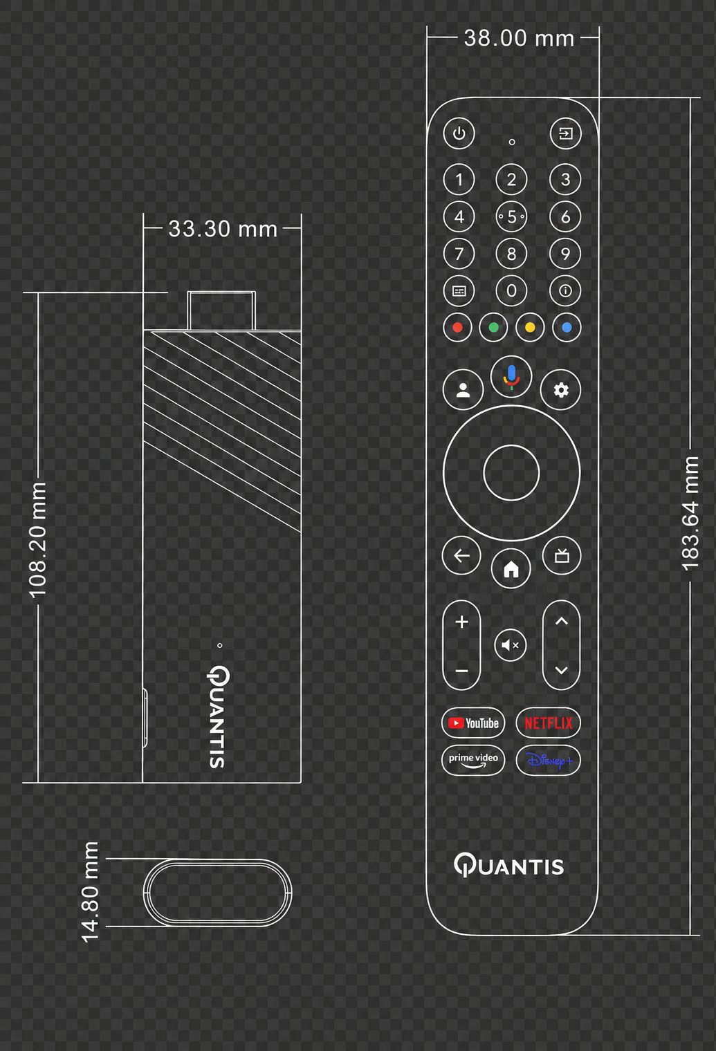 Quantis QE600 - Streaming Stick