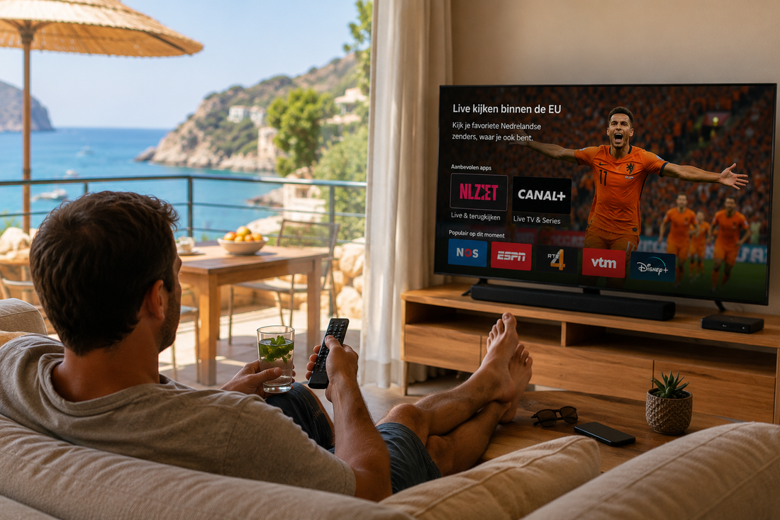 Nederlandse TV kijken op vakantie? Het kan met de apps van Canal+ en NLZIET
