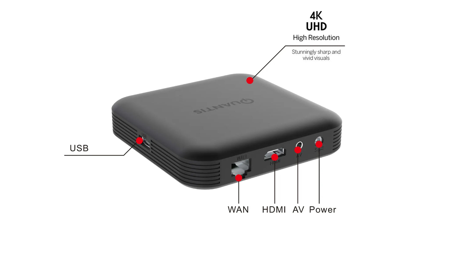 Quantis QE700 - Chromecast - 32GB - Streaming Box